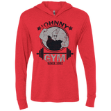 T-Shirts Vintage Red / X-Small Johnny Gym Triblend Long Sleeve Hoodie Tee