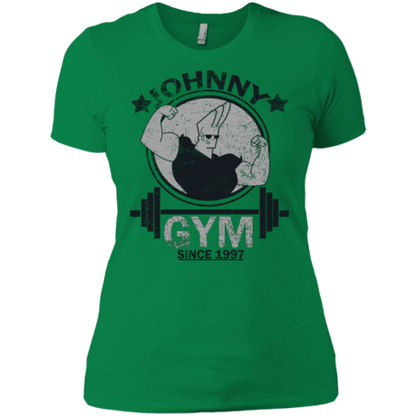 T-Shirts Kelly Green / X-Small Johnny Gym Women's Premium T-Shirt
