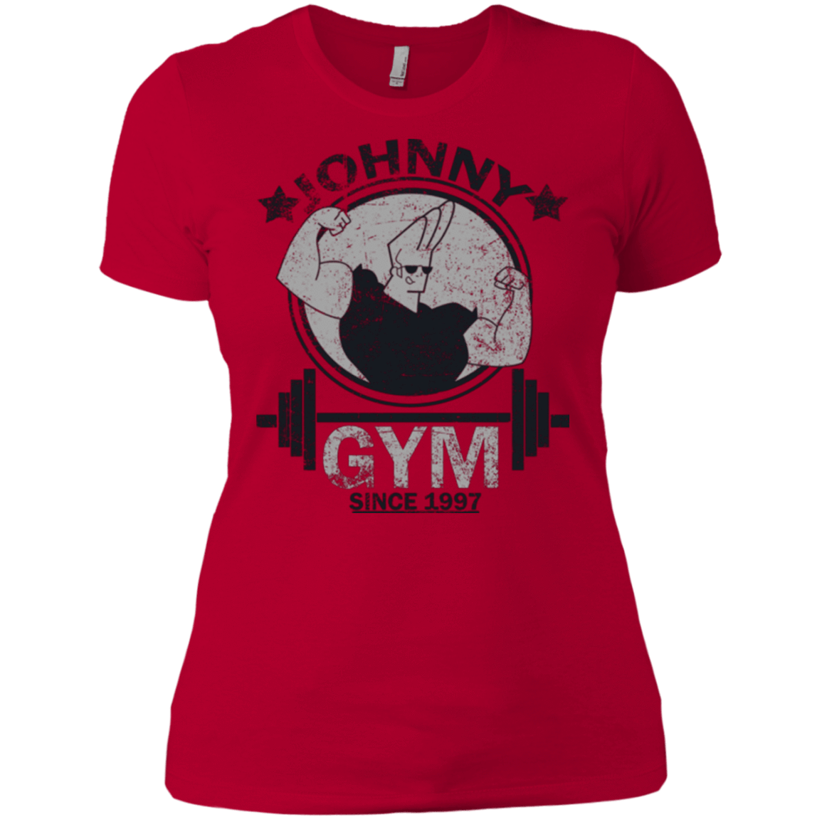 T-Shirts Red / X-Small Johnny Gym Women's Premium T-Shirt