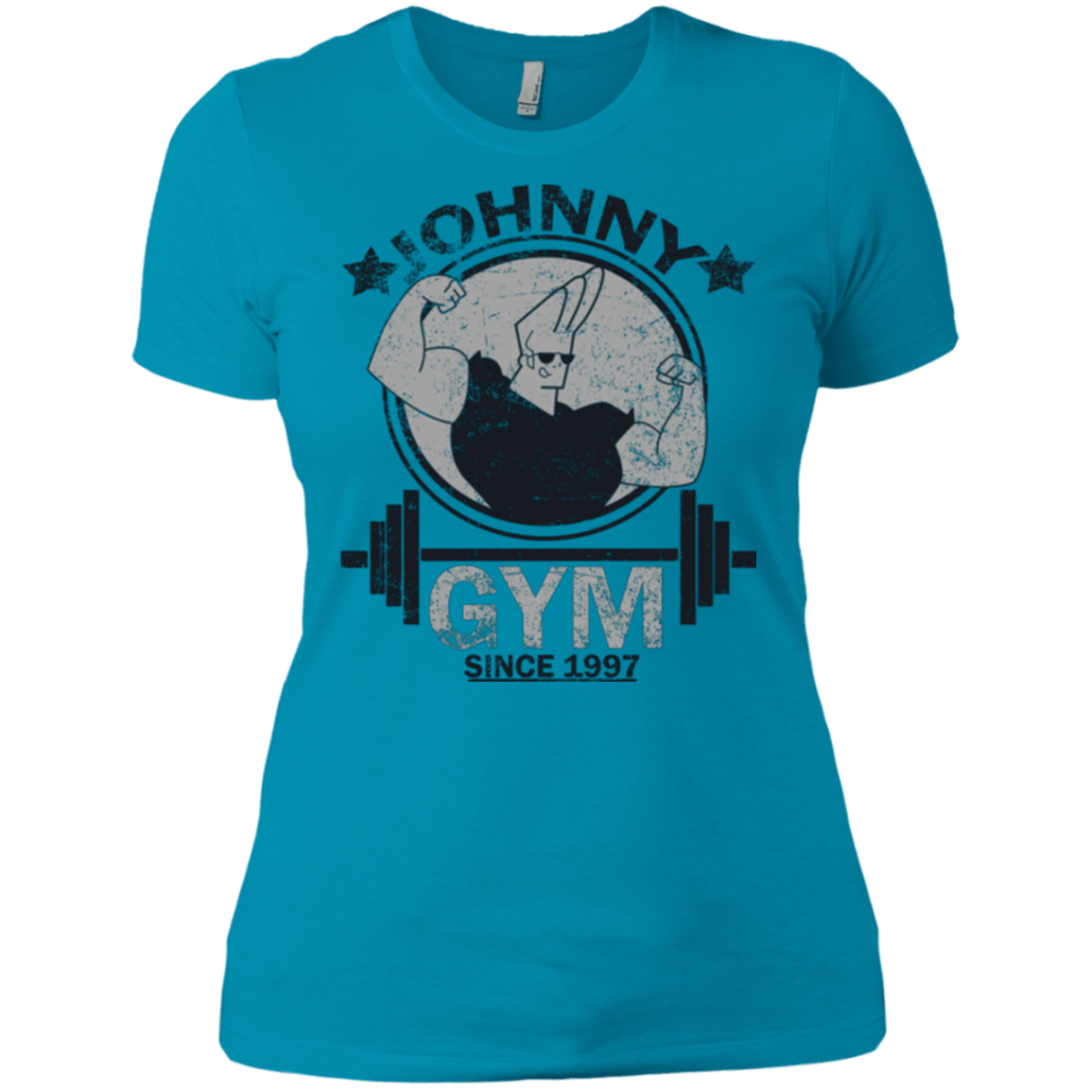 T-Shirts Turquoise / X-Small Johnny Gym Women's Premium T-Shirt