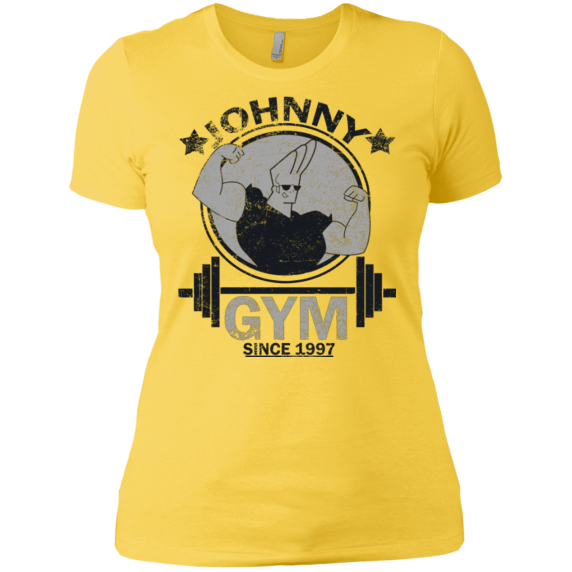 T-Shirts Vibrant Yellow / X-Small Johnny Gym Women's Premium T-Shirt