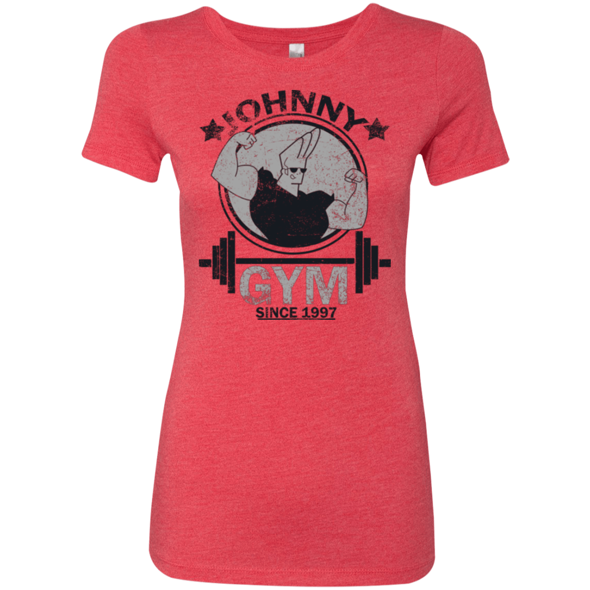 T-Shirts Vintage Red / Small Johnny Gym Women's Triblend T-Shirt