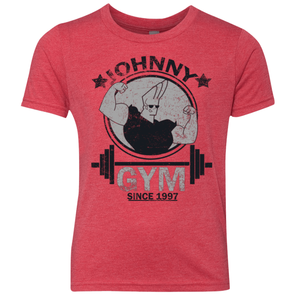 T-Shirts Vintage Red / YXS Johnny Gym Youth Triblend T-Shirt