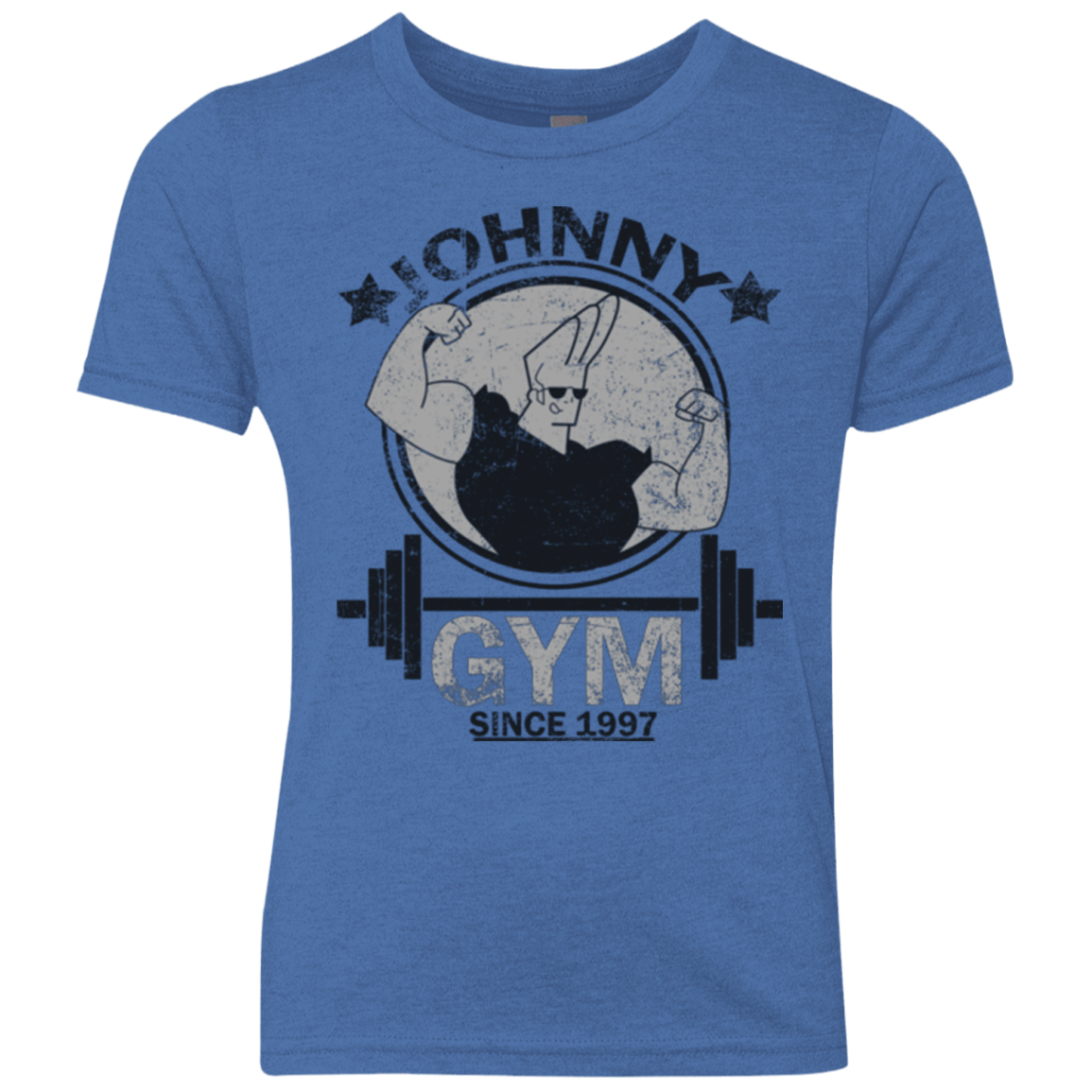 T-Shirts Vintage Royal / YXS Johnny Gym Youth Triblend T-Shirt