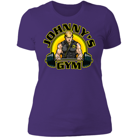 T-Shirts Purple Rush/ / S Johnny's Gym Women's Premium T-Shirt