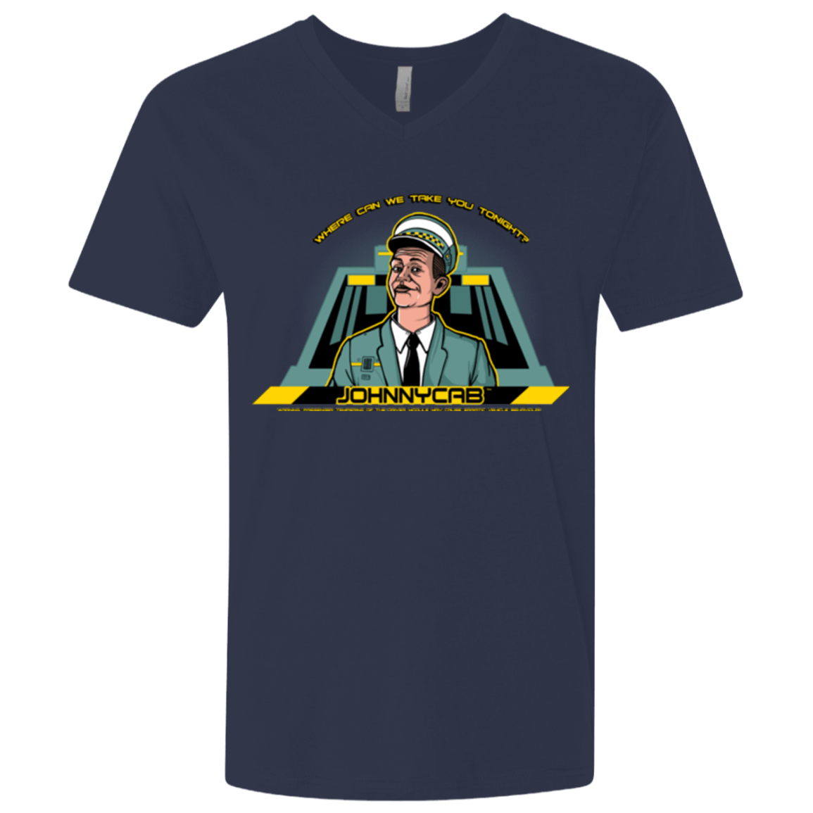 T-Shirts Midnight Navy / X-Small Johnnycab Men's Premium V-Neck