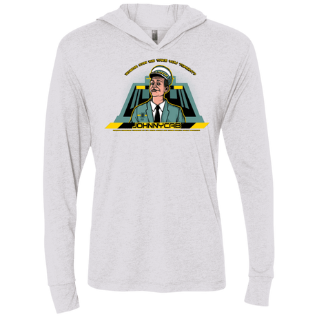T-Shirts Heather White / X-Small Johnnycab Triblend Long Sleeve Hoodie Tee
