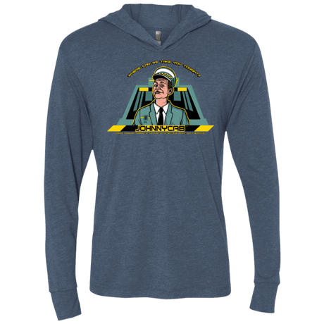 T-Shirts Indigo / X-Small Johnnycab Triblend Long Sleeve Hoodie Tee