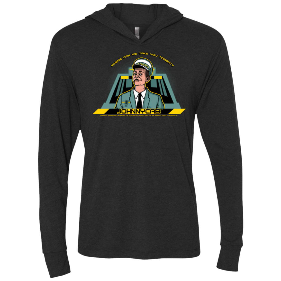 T-Shirts Vintage Black / X-Small Johnnycab Triblend Long Sleeve Hoodie Tee