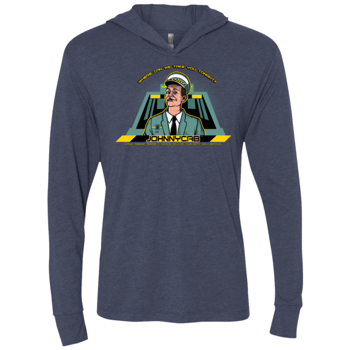 T-Shirts Vintage Navy / X-Small Johnnycab Triblend Long Sleeve Hoodie Tee