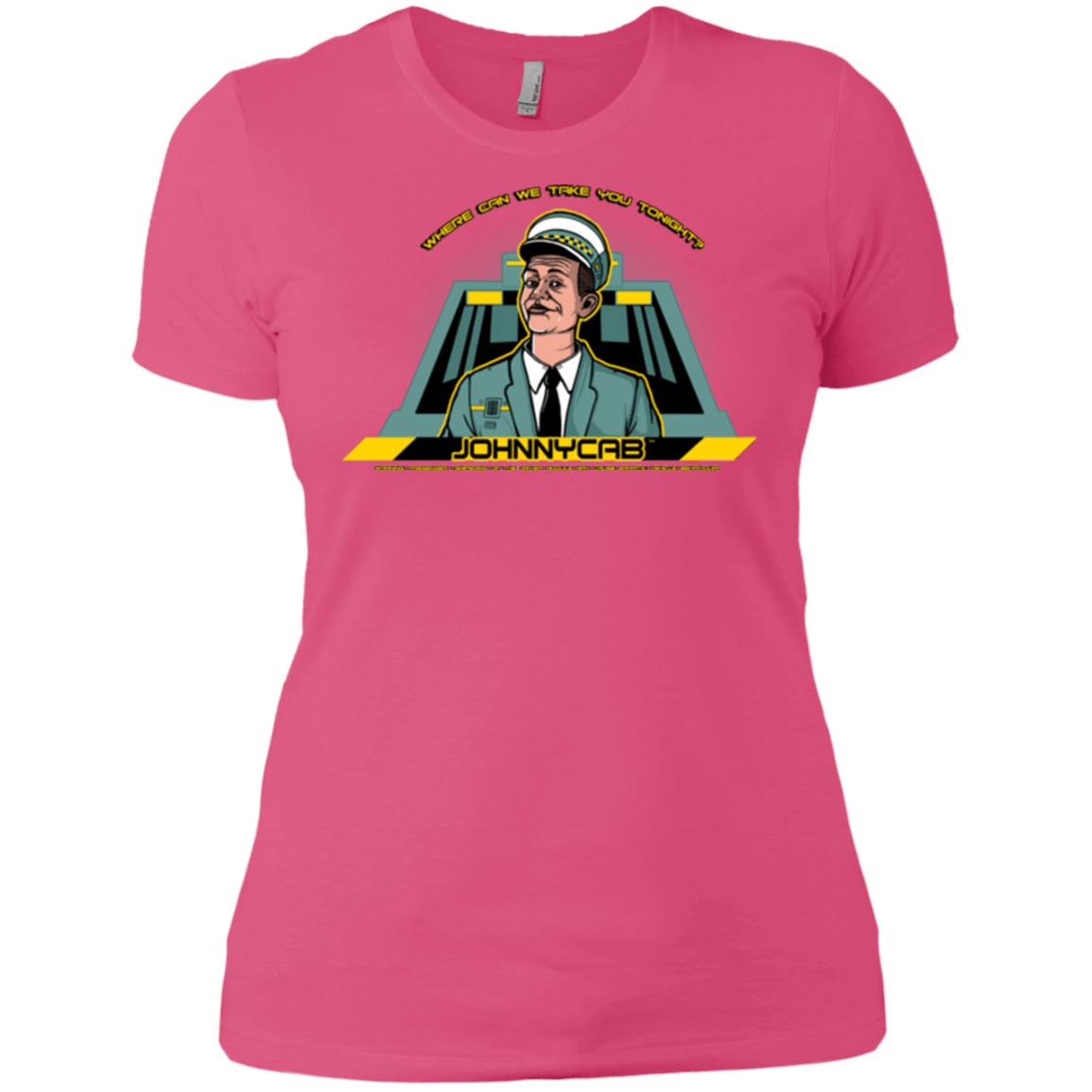 T-Shirts Hot Pink / X-Small Johnnycab Women's Premium T-Shirt
