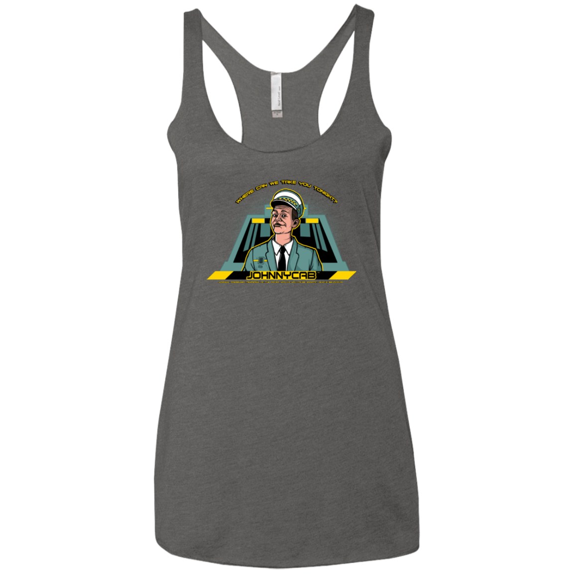 T-Shirts Premium Heather / X-Small Johnnycab Women's Triblend Racerback Tank