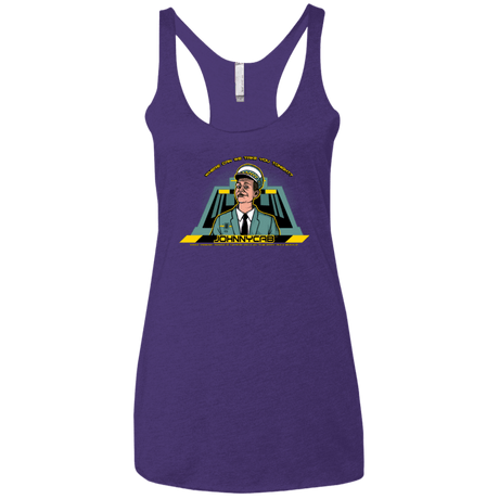 T-Shirts Purple / X-Small Johnnycab Women's Triblend Racerback Tank