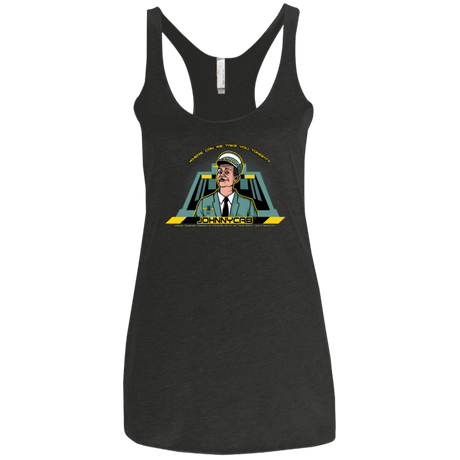 T-Shirts Vintage Black / X-Small Johnnycab Women's Triblend Racerback Tank