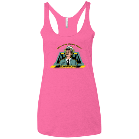 T-Shirts Vintage Pink / X-Small Johnnycab Women's Triblend Racerback Tank