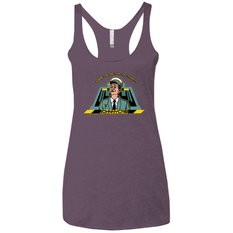 T-Shirts Vintage Purple / X-Small Johnnycab Women's Triblend Racerback Tank