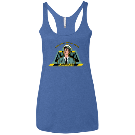 T-Shirts Vintage Royal / X-Small Johnnycab Women's Triblend Racerback Tank