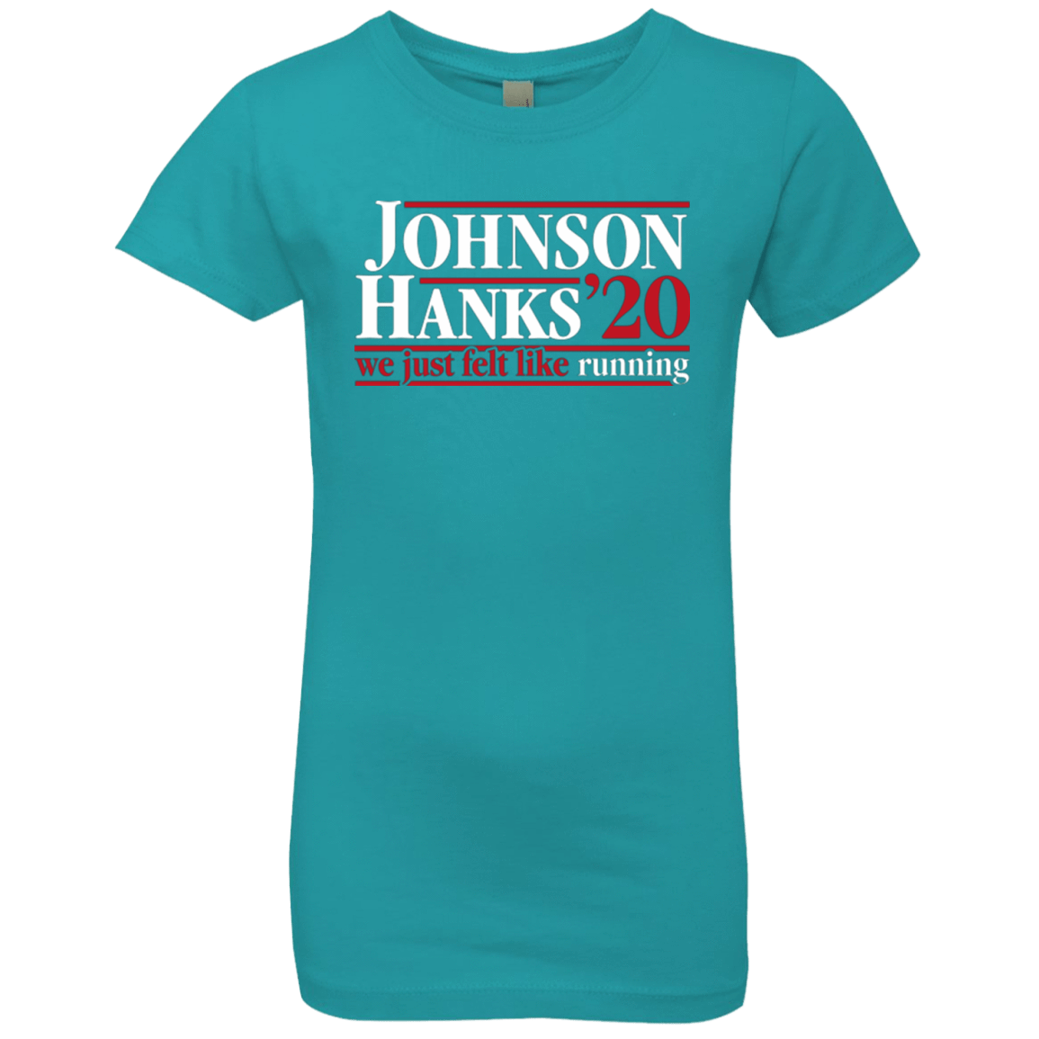 T-Shirts Tahiti Blue / YXS Johnson Hanks 2020 Girls Premium T-Shirt