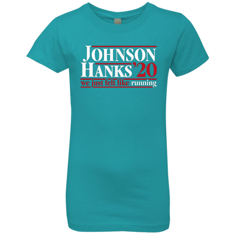 T-Shirts Tahiti Blue / YXS Johnson Hanks 2020 Girls Premium T-Shirt