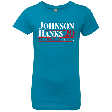 T-Shirts Turquoise / YXS Johnson Hanks 2020 Girls Premium T-Shirt