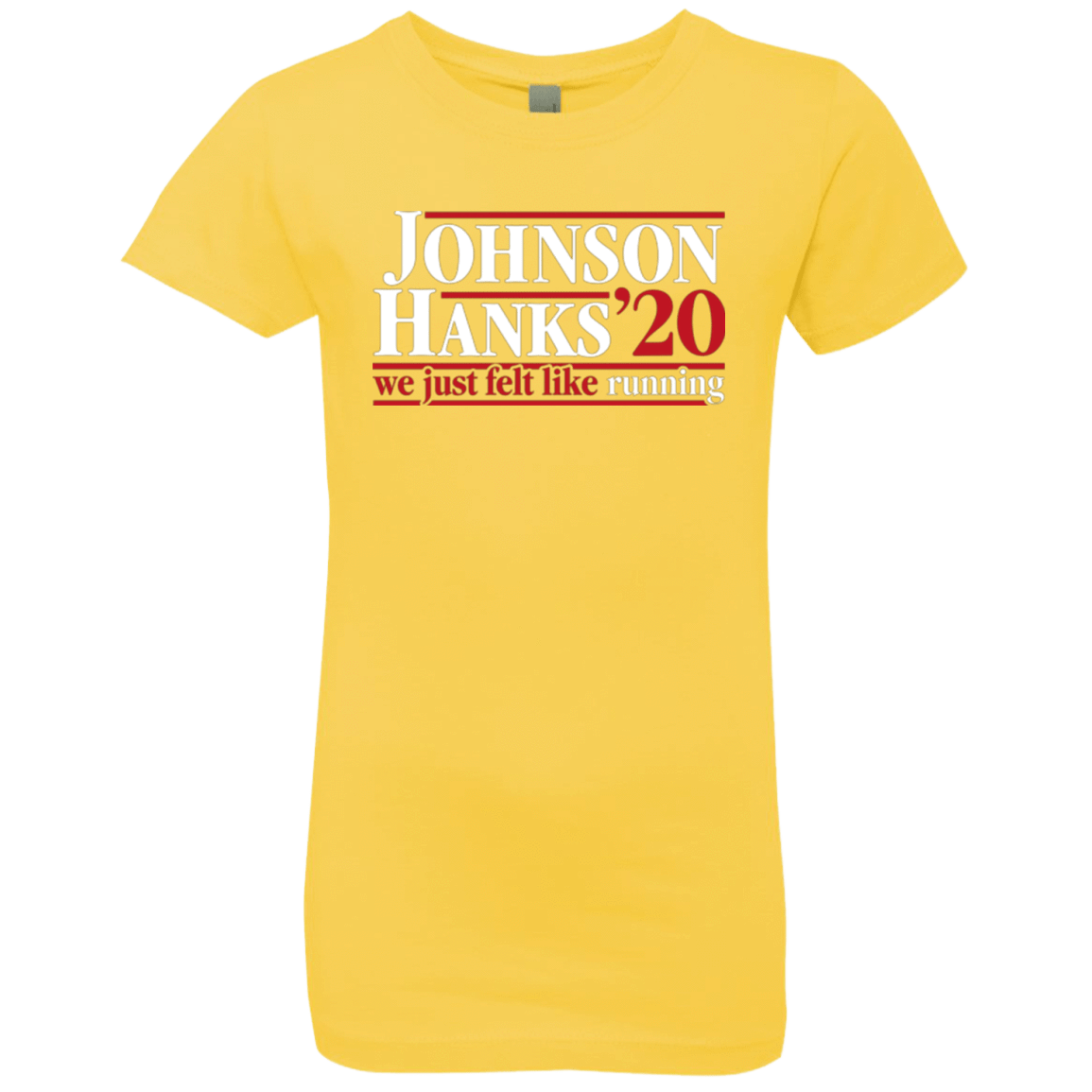 T-Shirts Vibrant Yellow / YXS Johnson Hanks 2020 Girls Premium T-Shirt