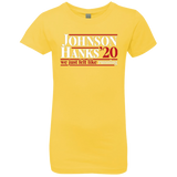 T-Shirts Vibrant Yellow / YXS Johnson Hanks 2020 Girls Premium T-Shirt
