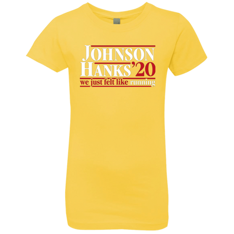 T-Shirts Vibrant Yellow / YXS Johnson Hanks 2020 Girls Premium T-Shirt