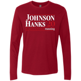 T-Shirts Cardinal / Small Johnson Hanks 2020 Men's Premium Long Sleeve
