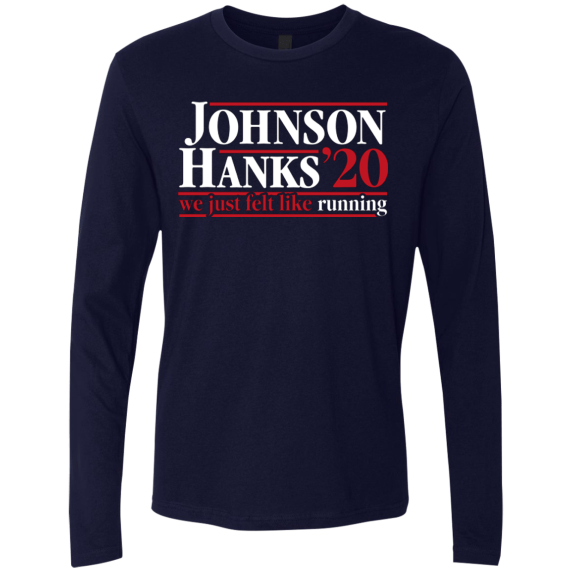 T-Shirts Midnight Navy / Small Johnson Hanks 2020 Men's Premium Long Sleeve