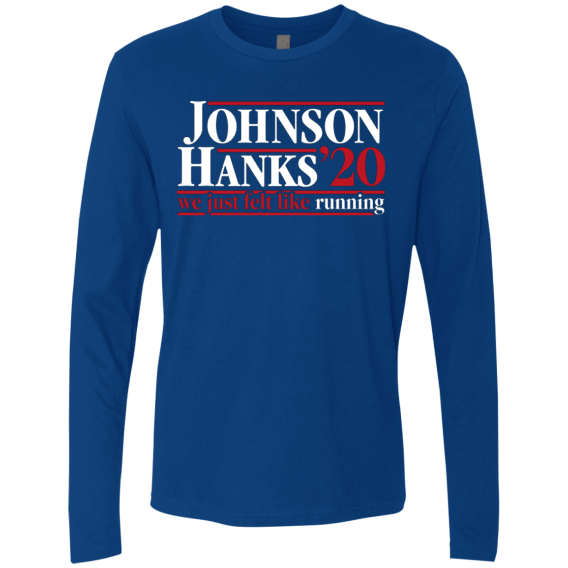 T-Shirts Royal / Small Johnson Hanks 2020 Men's Premium Long Sleeve