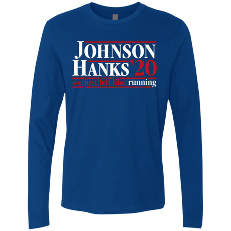 T-Shirts Royal / Small Johnson Hanks 2020 Men's Premium Long Sleeve