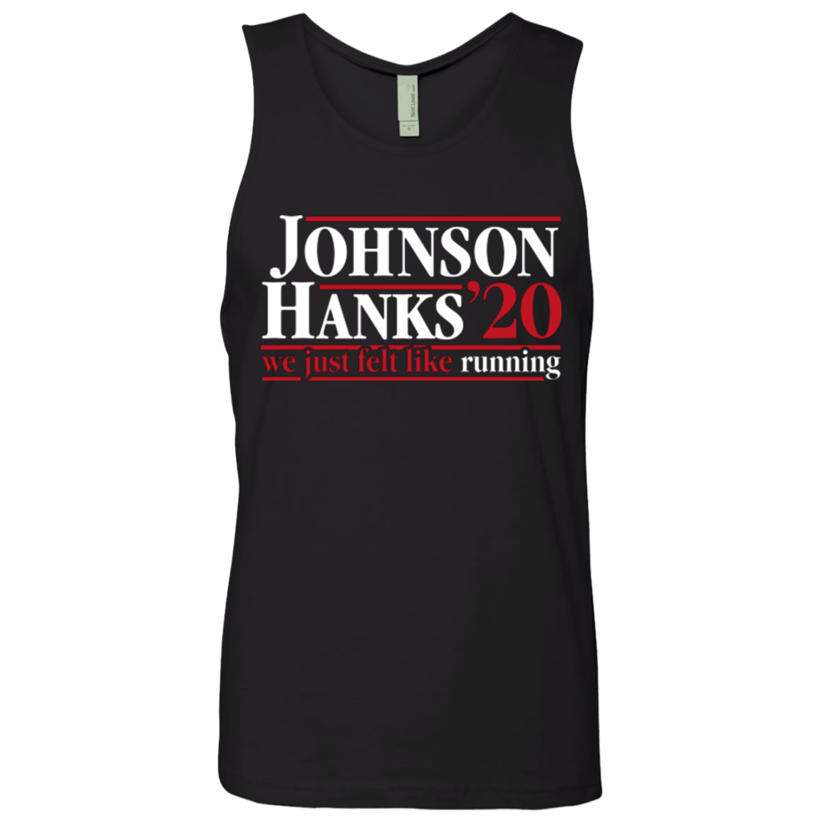T-Shirts Black / Small Johnson Hanks 2020 Men's Premium Tank Top