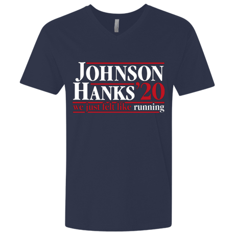 T-Shirts Midnight Navy / X-Small Johnson Hanks 2020 Men's Premium V-Neck