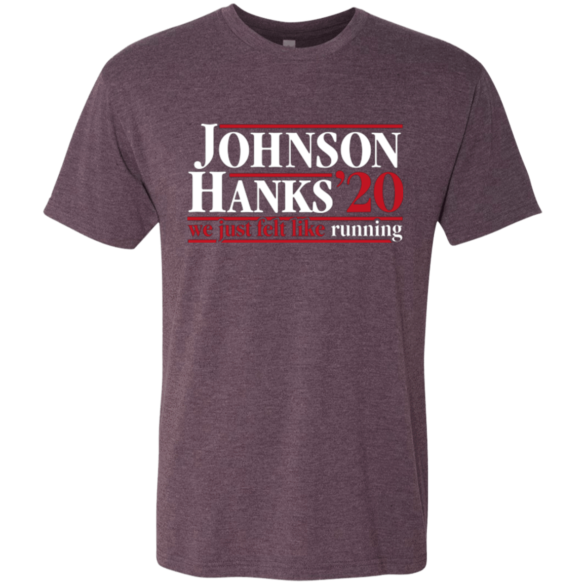 T-Shirts Vintage Purple / Small Johnson Hanks 2020 Men's Triblend T-Shirt