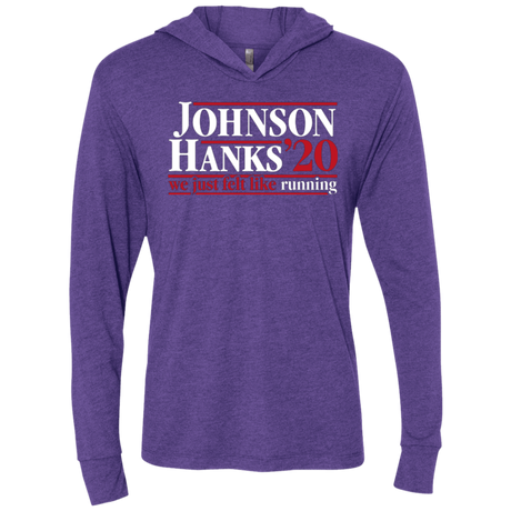 T-Shirts Johnson Hanks 2020 Triblend Long Sleeve Hoodie Tee