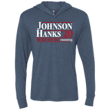 T-Shirts Indigo / X-Small Johnson Hanks 2020 Triblend Long Sleeve Hoodie Tee