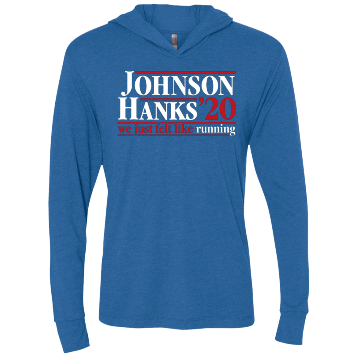 T-Shirts Vintage Royal / X-Small Johnson Hanks 2020 Triblend Long Sleeve Hoodie Tee