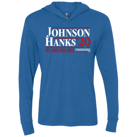 T-Shirts Vintage Royal / X-Small Johnson Hanks 2020 Triblend Long Sleeve Hoodie Tee