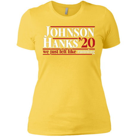 T-Shirts Vibrant Yellow / X-Small Johnson Hanks 2020 Women's Premium T-Shirt