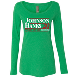 T-Shirts Envy / Small Johnson Hanks 2020 Women's Triblend Long Sleeve Shirt