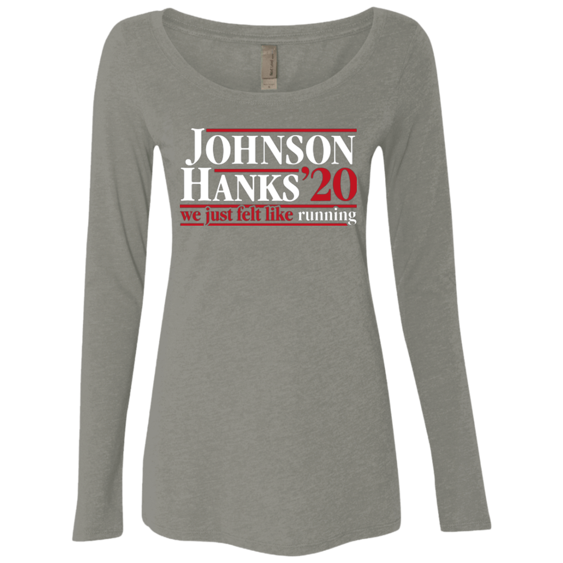 T-Shirts Venetian Grey / Small Johnson Hanks 2020 Women's Triblend Long Sleeve Shirt