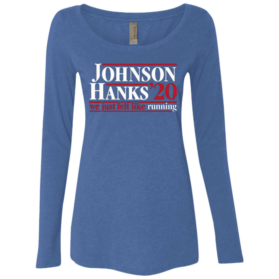 T-Shirts Vintage Royal / Small Johnson Hanks 2020 Women's Triblend Long Sleeve Shirt
