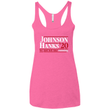 T-Shirts Vintage Pink / X-Small Johnson Hanks 2020 Women's Triblend Racerback Tank