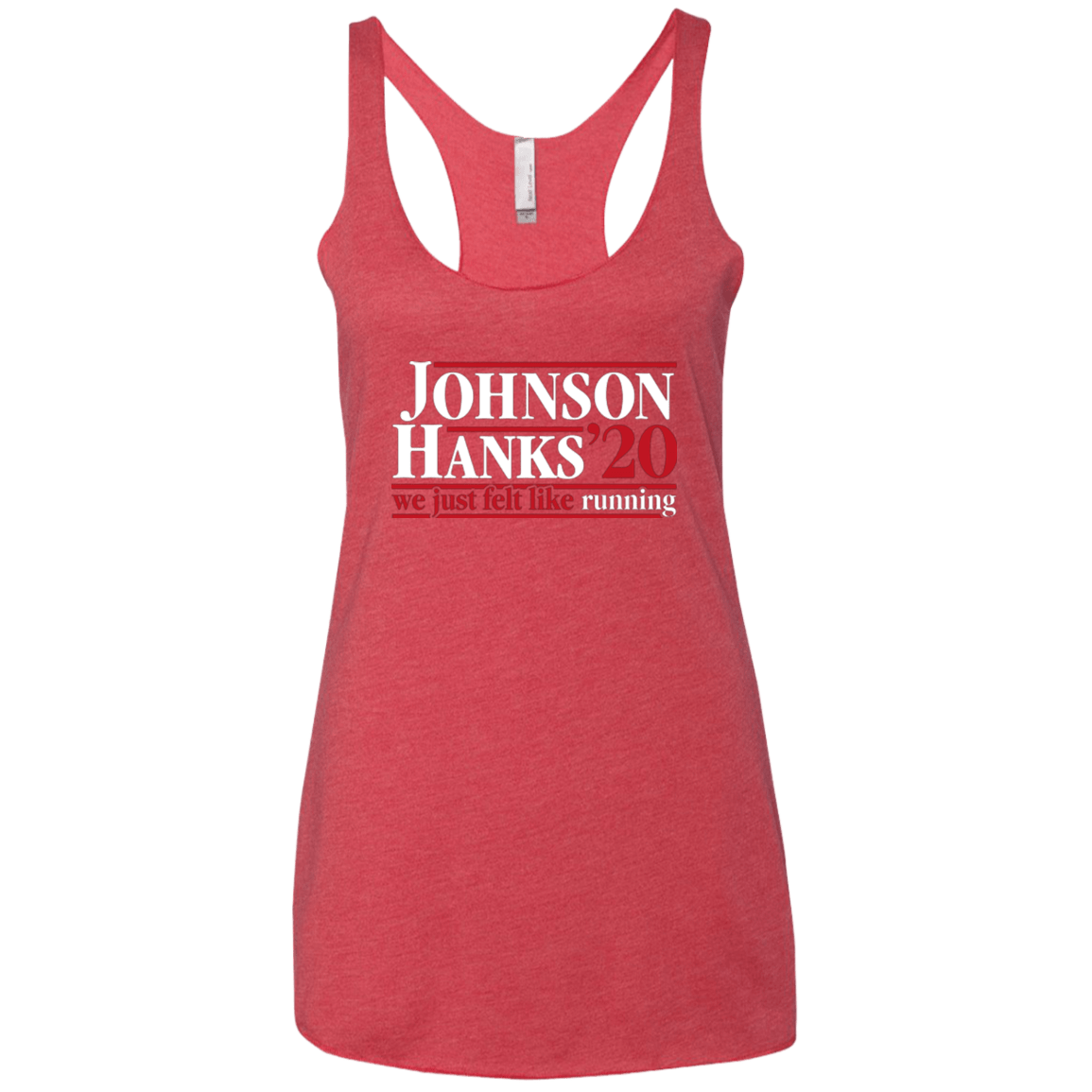 T-Shirts Vintage Red / X-Small Johnson Hanks 2020 Women's Triblend Racerback Tank