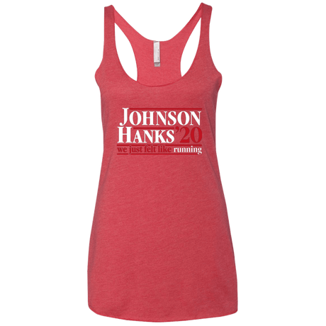 T-Shirts Vintage Red / X-Small Johnson Hanks 2020 Women's Triblend Racerback Tank