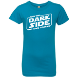 T-Shirts Turquoise / YXS Join The Dark Side Girls Premium T-Shirt