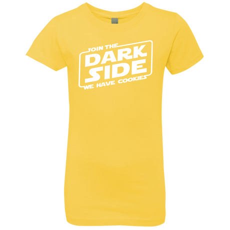 T-Shirts Vibrant Yellow / YXS Join The Dark Side Girls Premium T-Shirt
