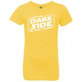 T-Shirts Vibrant Yellow / YXS Join The Dark Side Girls Premium T-Shirt