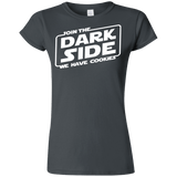 T-Shirts Charcoal / S Join The Dark Side Junior Slimmer-Fit T-Shirt