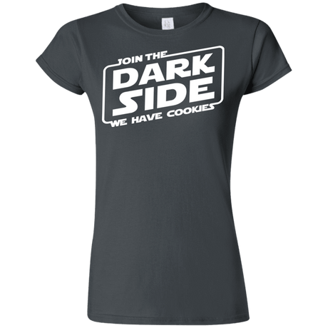 T-Shirts Charcoal / S Join The Dark Side Junior Slimmer-Fit T-Shirt